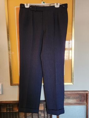 Classic Men's Navy Dress Pants